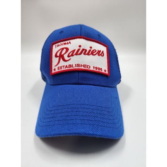 Unbranded Other - Tacoma Rainiers Blue Mesh Trucker Hat Baseball Cap Established 1995 Adjustable